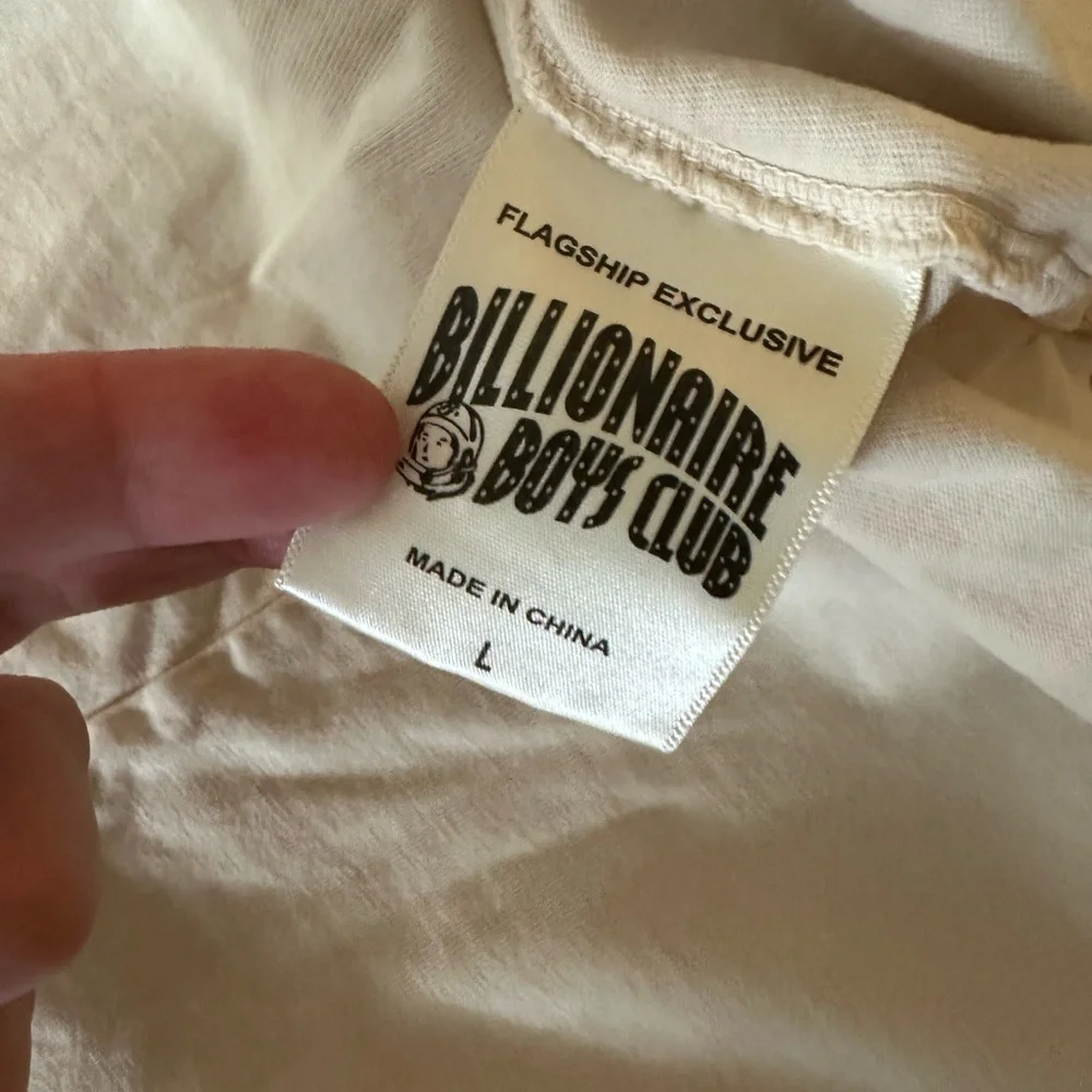 Billionaire Boys Club Tan Hidden NY x BBC Ice Cream Collaboration T-Shirt Size L
